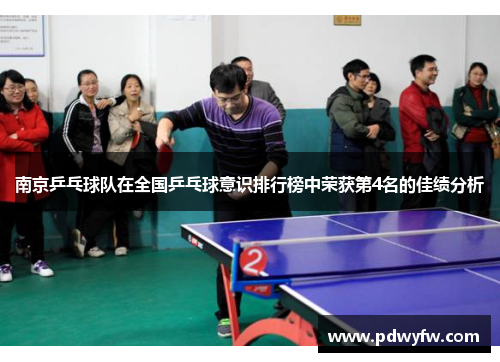 南京乒乓球队在全国乒乓球意识排行榜中荣获第4名的佳绩分析